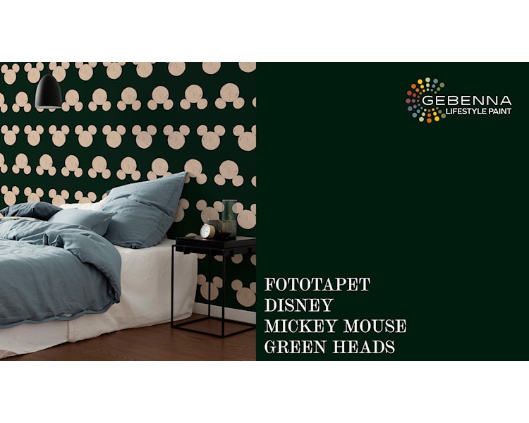 Fototapet Disney Mickey Mouse Green Heads